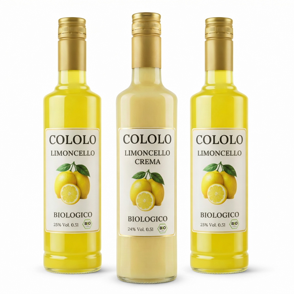COLOLO Bio Limoncello · 3er Luxus Bundle · 2 x Original, 1 x Crema